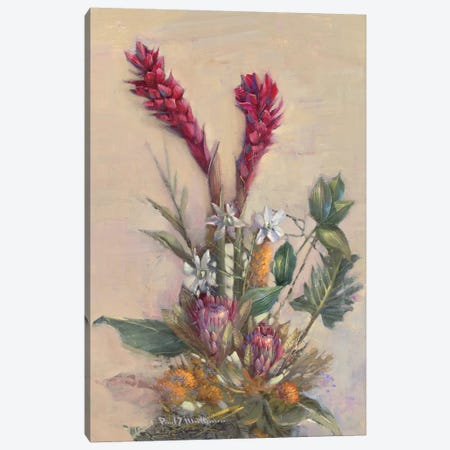 Tropical Floral Canvas Print #PMA1} by Paul Mathenia Canvas Artwork