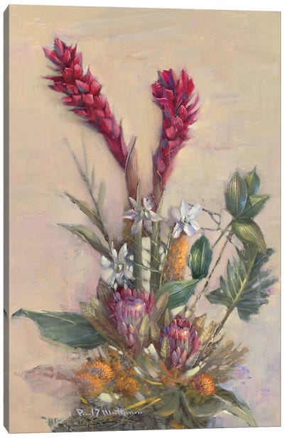 Tropical Floral Canvas Art Print