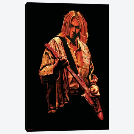 Kurt Cobain I Canvas Print #PME101} by Paul Meijering Canvas Art