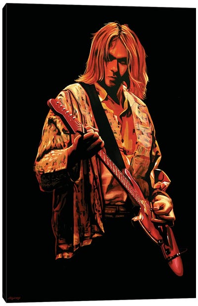 Kurt Cobain I Canvas Art Print - Kurt Cobain