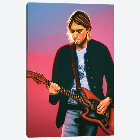 Kurt Cobain II Canvas Print #PME102} by Paul Meijering Canvas Wall Art