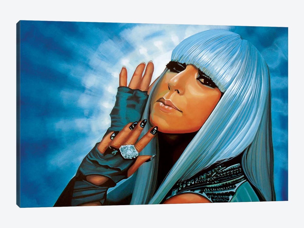 Lady Gaga by Paul Meijering 1-piece Canvas Art Print