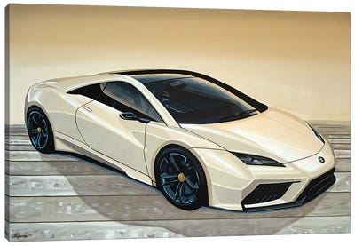 Lotus Esprit Canvas Art Print - Cars By Brand