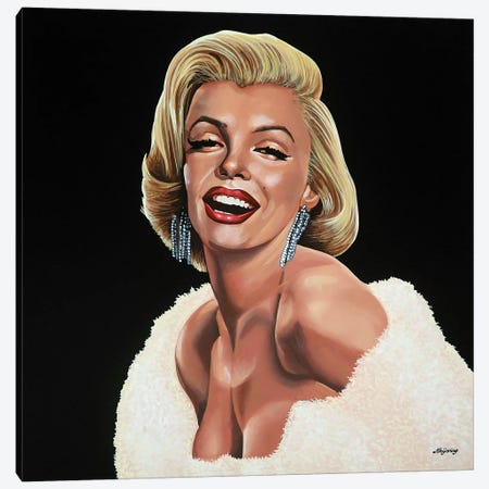 Marilyn Monroe I Canvas Print #PME110} by Paul Meijering Art Print