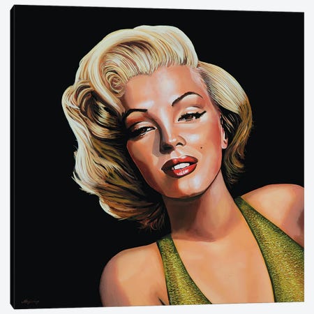 Marilyn Monroe II Canvas Print #PME111} by Paul Meijering Canvas Art Print