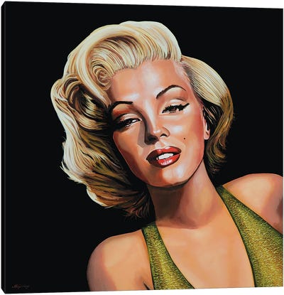 Marilyn Monroe II Canvas Art Print - Paul Meijering