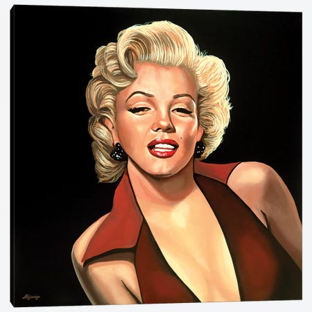 Marilyn Monroe IV Canvas Print #PME113} by Paul Meijering Art Print