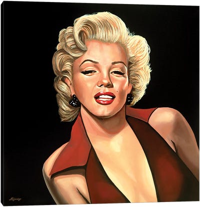 Marilyn Monroe IV Canvas Art Print - Paul Meijering