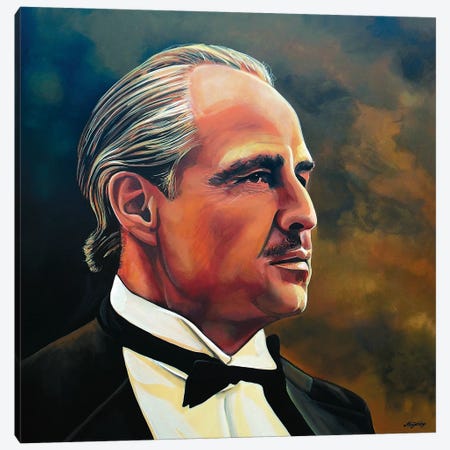 Marlon Brando Canvas Print #PME115} by Paul Meijering Canvas Art