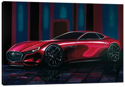 Mazda Rx Vision Canvas Art Print - Paul Meijering
