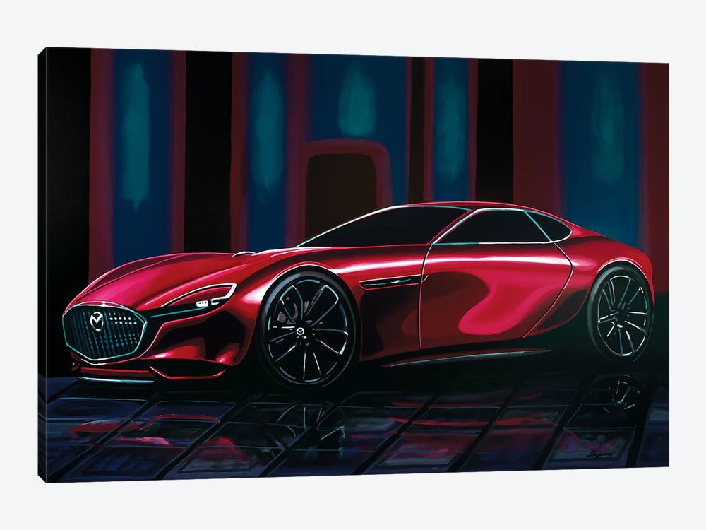 Mazda Rx Vision by Paul Meijering 1-piece Canvas Art Print