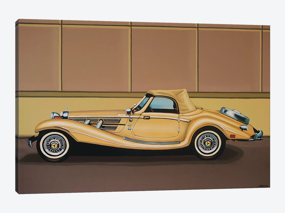 Mercedes 500K Roadster Car by Paul Meijering 1-piece Canvas Artwork