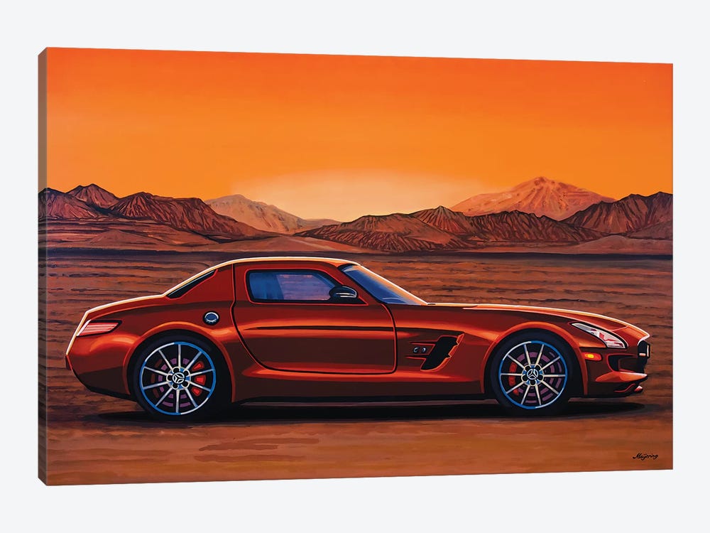 Mercedes Benz Sls Amg Gt Final Edition by Paul Meijering 1-piece Canvas Wall Art