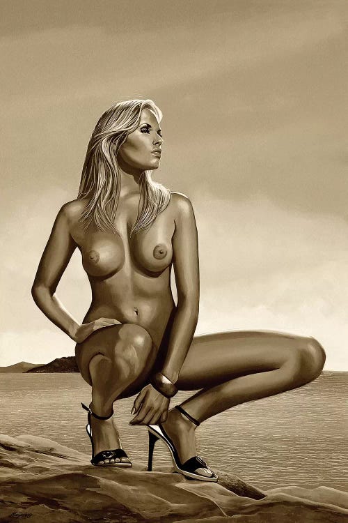 Nude Woman II Sepia