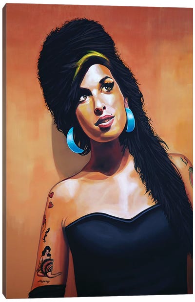 Amy Winehouse I Canvas Art Print - Paul Meijering