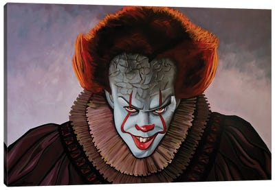 Pennywise II Canvas Art Print - Pennywise