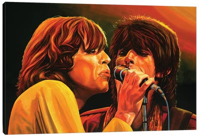 Rolling Stones Canvas Art Print - The Rolling Stones