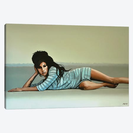 Amy Winehouse II Canvas Print #PME13} by Paul Meijering Canvas Art