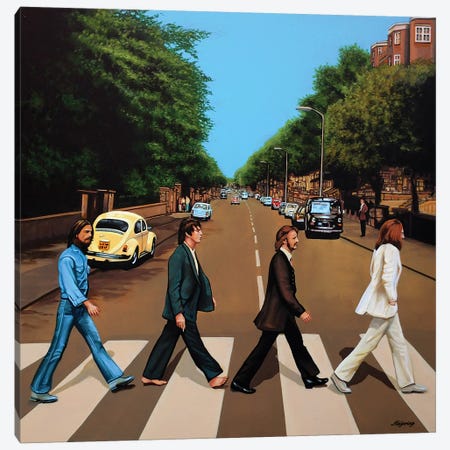 The Beatles Abbey Road Canvas Print #PME145} by Paul Meijering Canvas Print