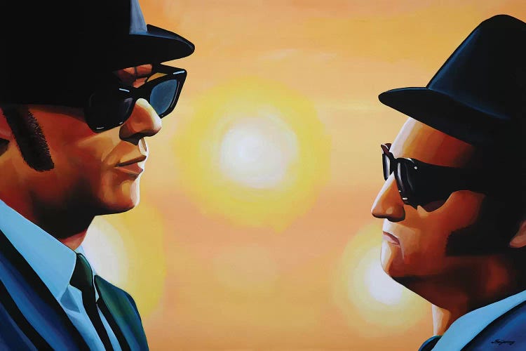 The Blues Brothers by Paul Meijering wall art