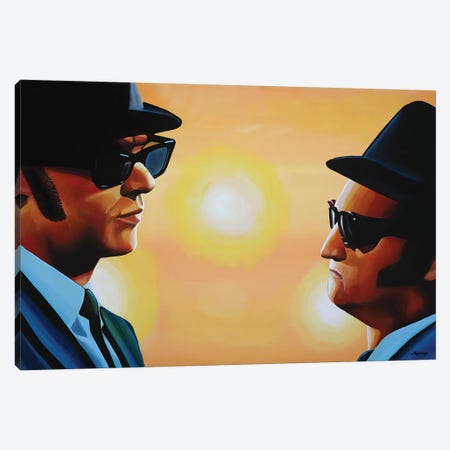 The Blues Brothers Canvas Print #PME146} by Paul Meijering Canvas Print