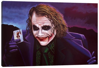 The Joker Canvas Art Print - Cinematic Gallery