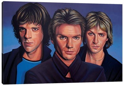 The Police Rockband Canvas Art Print - The Police
