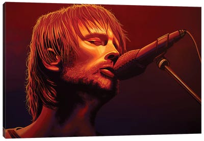 Thom Yorke Radiohead Canvas Art Print - Thom Yorke