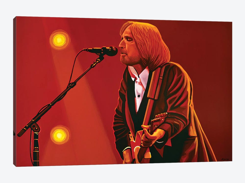 Tom Petty by Paul Meijering 1-piece Canvas Artwork