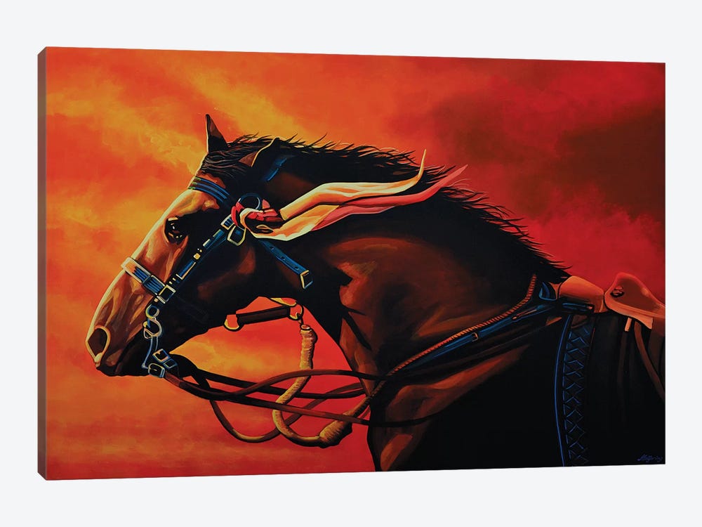 Warhorse Joey by Paul Meijering 1-piece Canvas Art Print