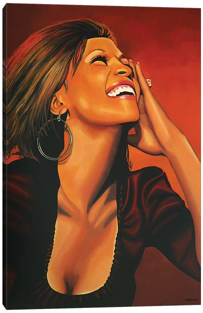 Whitney Houston I Canvas Art Print - Paul Meijering