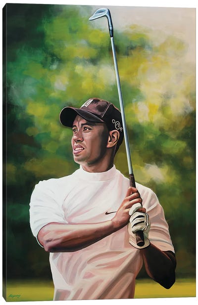 Tiger Woods Canvas Art Print