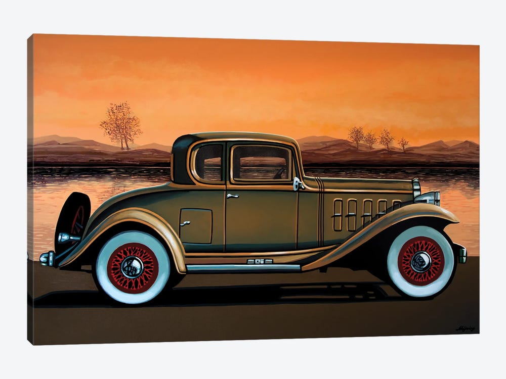 Buick 96 S Coupe 1932 by Paul Meijering 1-piece Canvas Wall Art