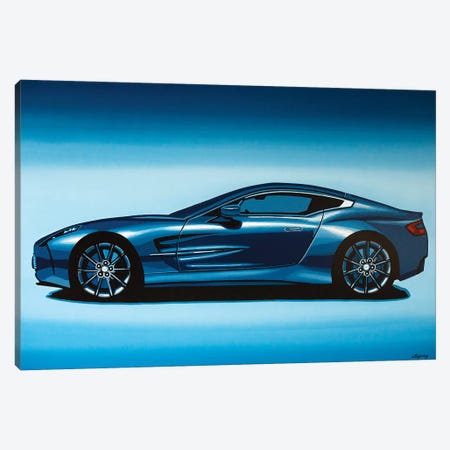 Aston Martin One 77 2009 Canvas Print #PME16} by Paul Meijering Canvas Print