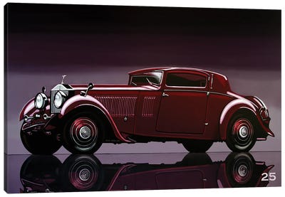 Rolls Royce Phantom 1933 Canvas Art Print