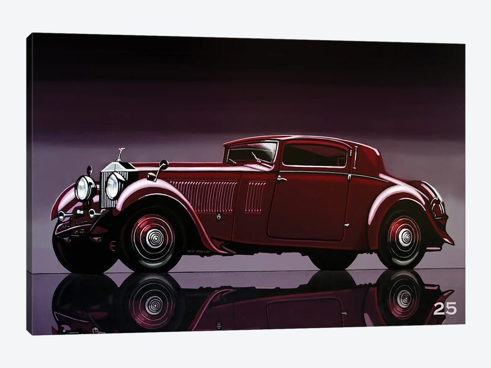 Rolls Royce Phantom 1933 by Paul Meijering 1-piece Canvas Print