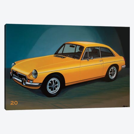 MGB GT 1966 Canvas Print #PME186} by Paul Meijering Canvas Print