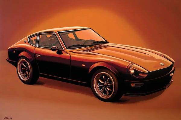 Vintage & Retro Bedroom: Datsun 240Z 1970 by Paul Meijering
