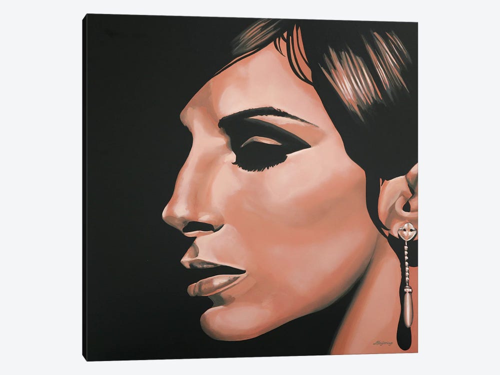Barbra Streisand I by Paul Meijering 1-piece Canvas Wall Art