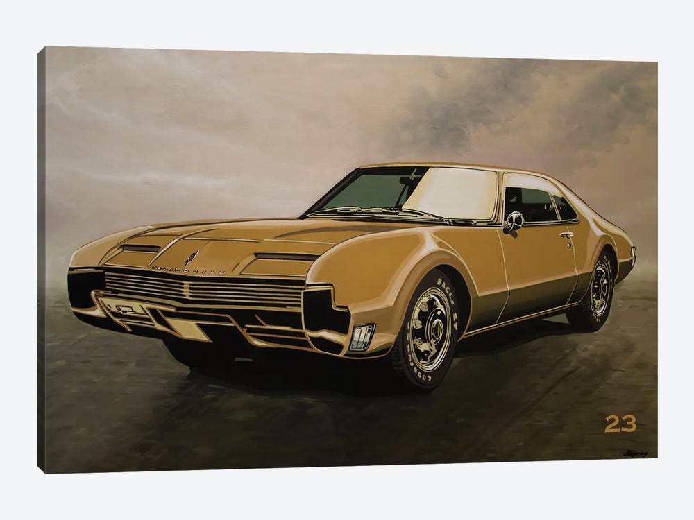 Oldsmobile Toronado 1969 by Paul Meijering 1-piece Canvas Art Print