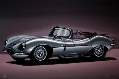 Jaguar XKSS 1957 by Paul Meijering framed wall art