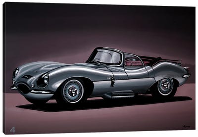 Jaguar XKSS 1957 Canvas Art Print