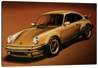 Porsche 911 Turbo 1976 Canvas Art Print - Porsche