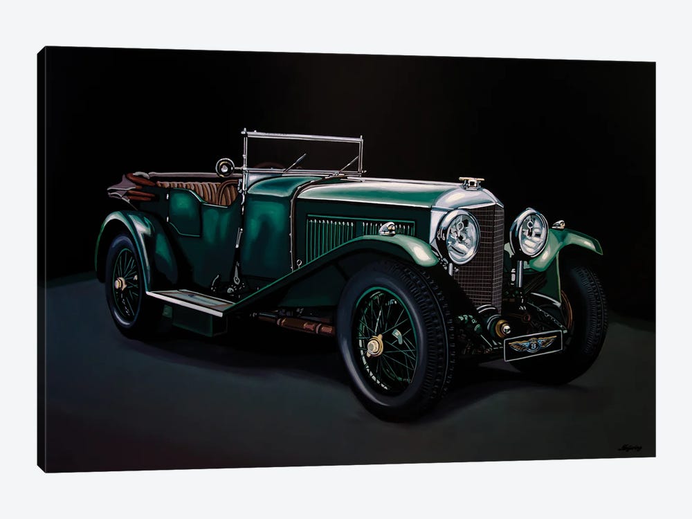 Bentley Open Tourer 1929 by Paul Meijering 1-piece Canvas Art