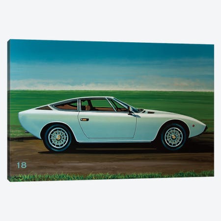 Maserati Khamsin 1974 Canvas Print #PME201} by Paul Meijering Art Print