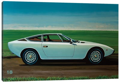 Maserati Khamsin 1974 Canvas Art Print - Maserati