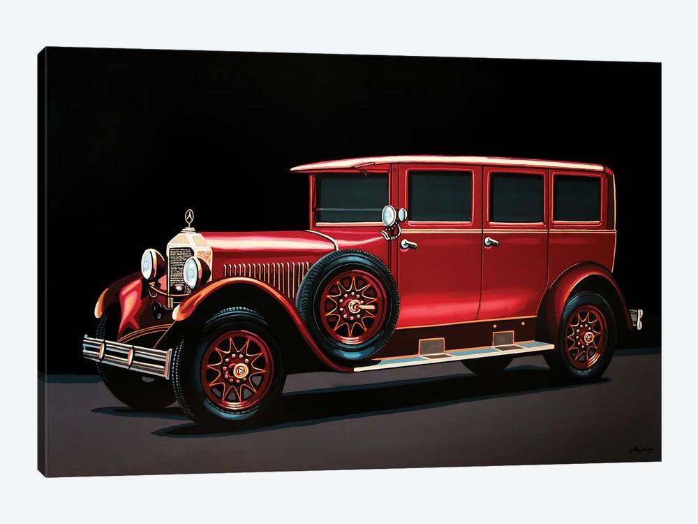 Mercedes Benz Typ 300 Pullman Limousine 1926 by Paul Meijering 1-piece Canvas Wall Art