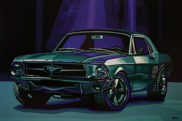 Automobiles: Ford Mustang 1967 by Paul Meijering