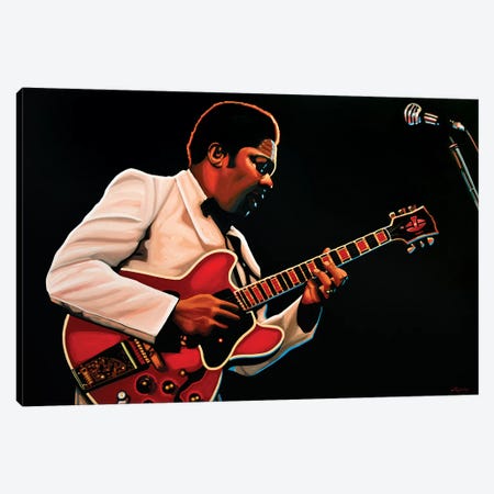 BB King Canvas Print #PME20} by Paul Meijering Canvas Print