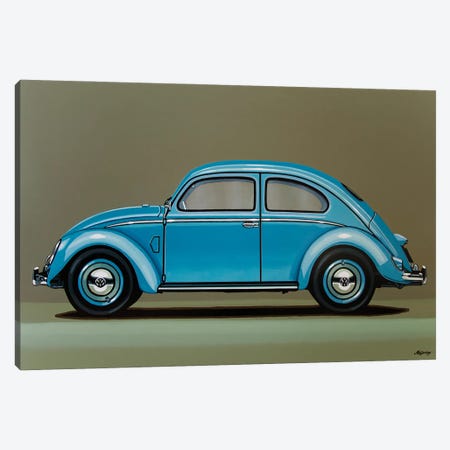 Volkswagen Beetle 1955 Canvas Print #PME210} by Paul Meijering Canvas Art